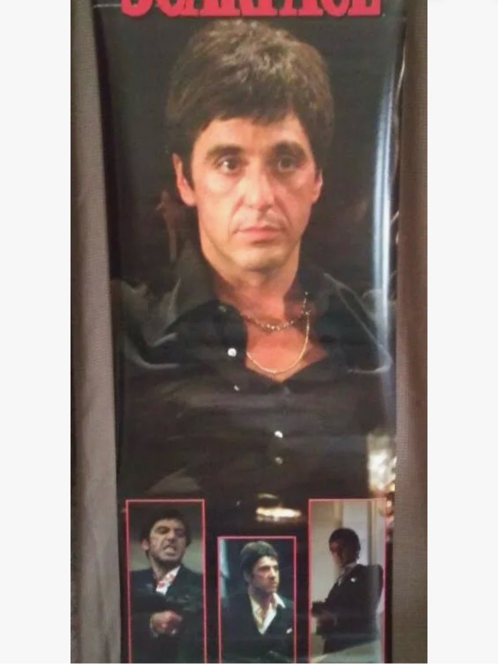UNOPENED Vintage “SCARFACE” Tony Montana Poster #DP307